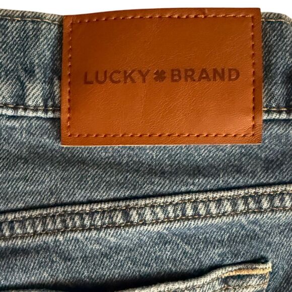 Lucky Brand Ripped Blue Jean Denim Shorts Size 18 - Picture 9 of 15